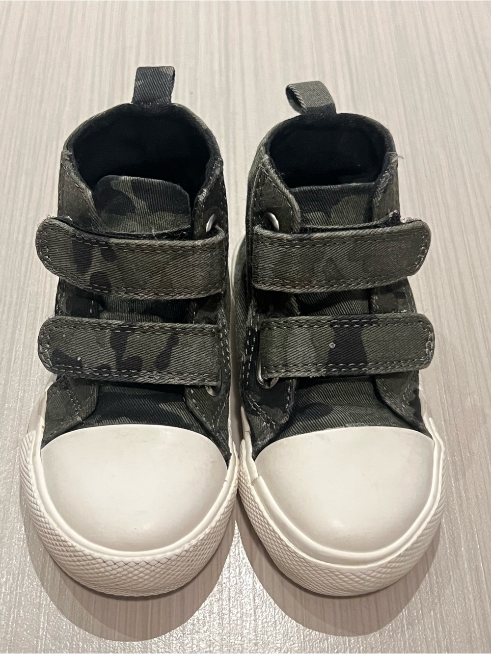 George Toddler Camo High Top Sneakers Black Green Size 5
